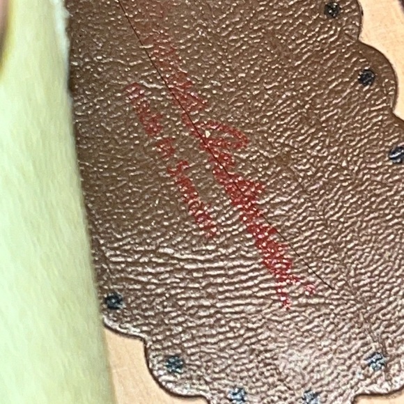 Hanna Andersson wooden suede clogs  black tan euro 36 size 5.5 made in sweden - Picture 7 of 10